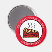 Aimant Journée nationale de la tarte aux cerises 20 févri (Recto/Verso)