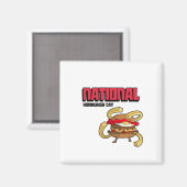 Aimant Journée nationale du hamburger (Recto/Verso)