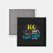 Aimant Jours De Cray Cray - Étudiant Enseignant 100e Jour (Recto/Verso)