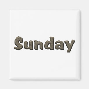 Aimant Jours de la semaine - dimanche
