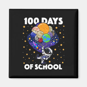 Aimant Jours De L'École Astronaut Space Boys Enfants 100e
