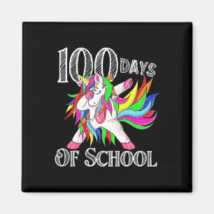 Aimant Jours De L'École Unicorne Happy Magical 100 Jours