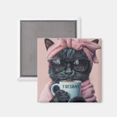 Aimant Jours de marionnettes amusants (Recto/Verso)