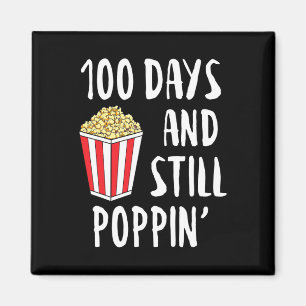 Aimant Jours Et Encore Poppin Popcorn Enfants 100e Jour D