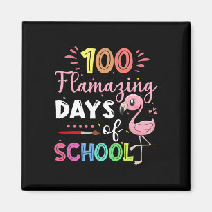 Aimant Jours Extraordinaires D'École Mignonne Flamant ros