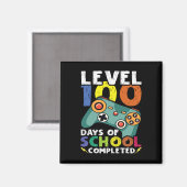 Aimant Jours Jeu vidéo de l'école Jeu 100e Jour Enseignan (Recto/Verso)
