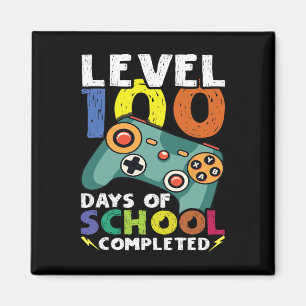 Aimant Jours Jeu vidéo de l'école Jeu 100e Jour Enseignan