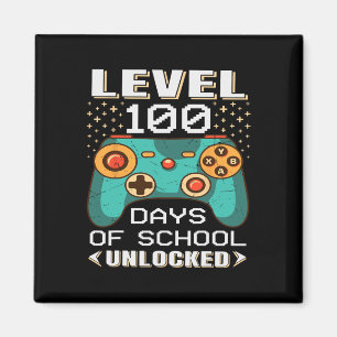 Aimant Jours Jeu vidéo de l'école Jeu 100e Jour Enseignan