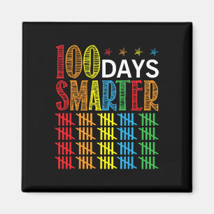 Aimant Jours Smarter Happy 100th Day Of School Student Te