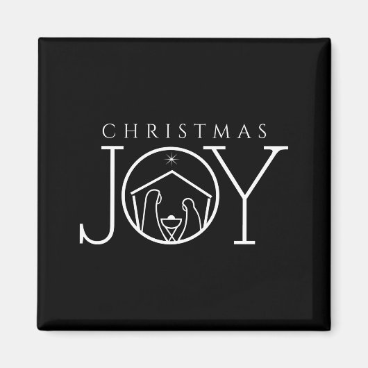 Aimant Joy Nativity Christian Religious Christmas  (Devant)