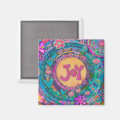 Aimant Joy Pretty Floral Pastel Coeurs Inspirationnels (Recto/Verso)