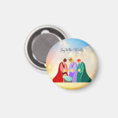 Aimant Joy to the World, Illustration des Trois Sages (Recto/Verso)