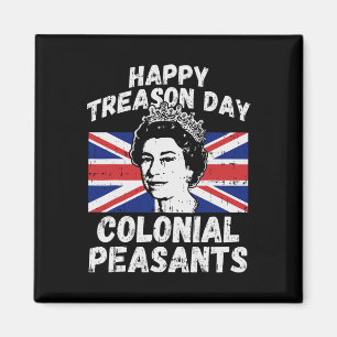 Aimant Joyeuse Fête de la Trahison Paysans Coloniaux Usa 
