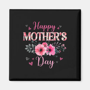 Aimant Joyeuse Fête des mères Cadeaux floraux pour maman