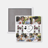 Aimant Joyeuse fête des mères Photo personnalisée (Recto/Verso)