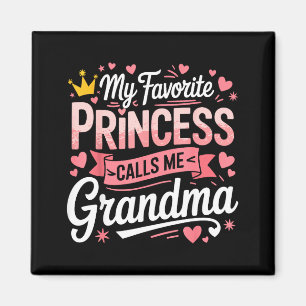 Aimant Joyeuse fête des mères princesse préférée appelle