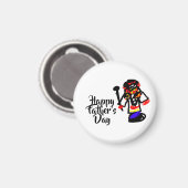 Aimant Joyeuse Fête des Pères (Recto/Verso)