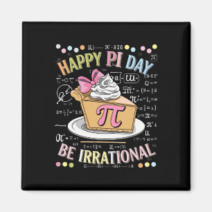 Aimant Joyeuse Fête Pi Drôle de Math Coach Professeur Pi