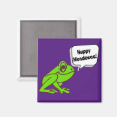 Aimant Joyeuse Grenouille lundi (Recto/Verso)