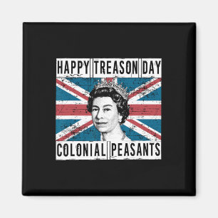 Aimant Joyeuse Journée de la trahison 4 juillet britanniq