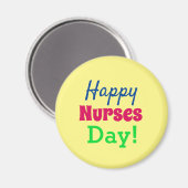 Aimant Joyeuse Journée des infirmières ! (Recto/Verso)