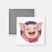 Aimant Joyeuse Journée du Cochon ! (Recto/Verso)