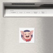 Aimant Joyeuse Journée du Cochon ! (In Situ (Lave-vaisselle))