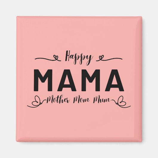 Aimant Joyeuse MAMA - Mère Maman Maman (Devant)