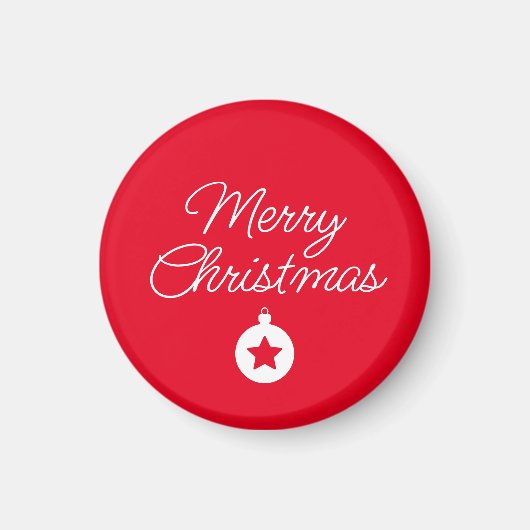 Aimant Joyeuse nouvelle année Joyeux Noël Période des fêt (Devant)