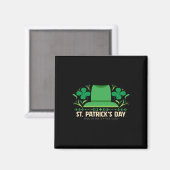 Aimant Joyeuse Saint-Patrick Anniversaire Saint-Paddy Fem (Recto/Verso)