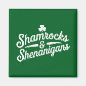 Aimant Joyeuse Saint-Patrick Chance Shamrock & Shenanigan (Devant)