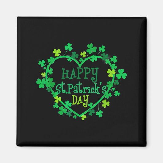 Aimant Joyeuse Saint-Patrick Drôle Saint Patrick Irlandai (Devant)
