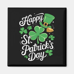 Aimant Joyeuse Saint-Patrick Shamrock Irlandais Drôle Hom
