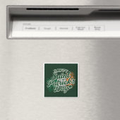 Aimant Joyeuse Saint-Patrick vintage (In Situ (Lave-vaisselle))