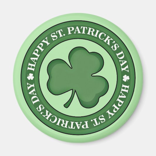 Aimant Joyeuse Saint-Patricks Day (Devant)