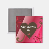 Aimant Joyeuse Saint-Valentin (Recto/Verso)