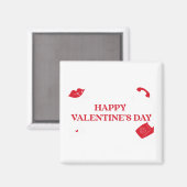 Aimant Joyeuse Saint-Valentin (Recto/Verso)