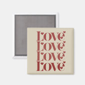 Aimant Joyeuse Saint-Valentin Amour Couple  (Recto/Verso)