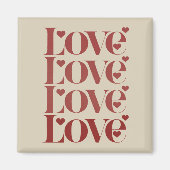 Aimant Joyeuse Saint-Valentin Amour Couple  (Devant)