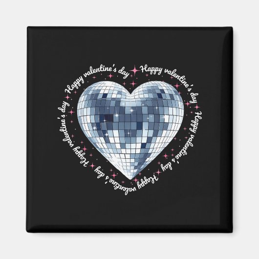 Aimant Joyeuse Saint-Valentin Drôle Coquette Diamant Disc (Devant)