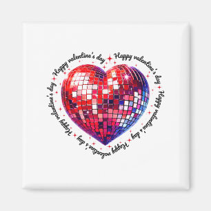 Aimant Joyeuse Saint-Valentin Drôle Coquette Rouge Balle 