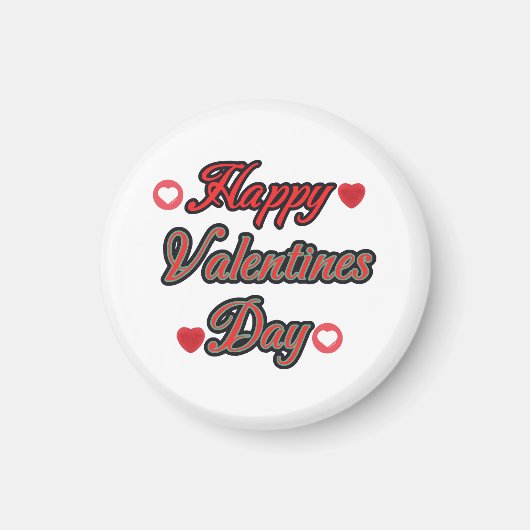 Aimant Joyeuse Saint-Valentin pour le cadeau (Devant)