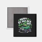 Aimant Joyeuse St Pat-rex Patricks Day Dinosaure Monstre (Recto/Verso)
