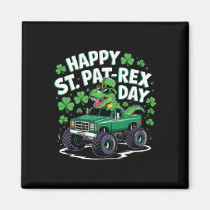Aimant Joyeuse St Pat-rex Patricks Day Dinosaure Monstre