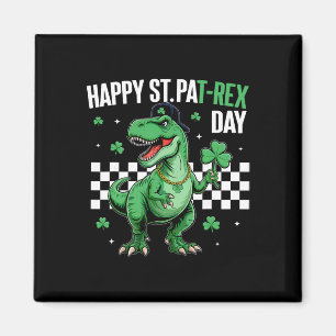 Aimant Joyeuse St Pat T-rex Day Garçons Enfants Dinosaure