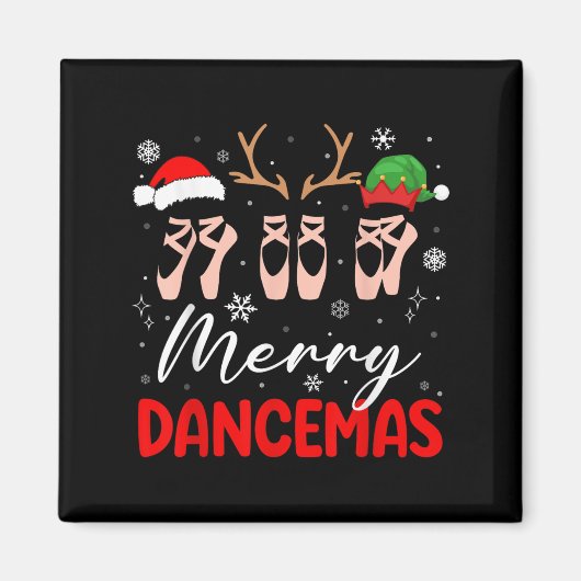 Aimant Joyeuses Dancemas Ballet de Noël Scute Ss Cute Sss (Devant)