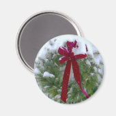 Aimant Joyeuses fêtes (Recto/Verso)