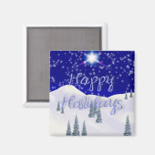 Aimant Joyeuses fêtes (Recto/Verso)