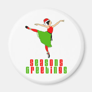 Aimant Joyeuses Fêtes DanceChick