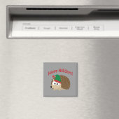 Aimant Joyeuses fêtes ! Hérisson Elf (In Situ (Lave-vaisselle))